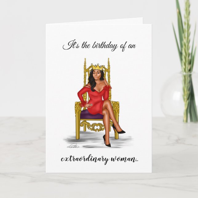 Carte Une femme extraordinaire (Devant)