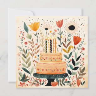 Carte Une floraison de joie : Des souhaits florissants