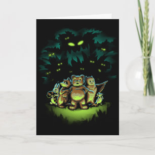 Carte Une forêt effrayante