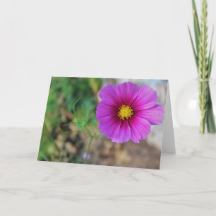 Carte Une galaxie à l'intérieur d'une fleur