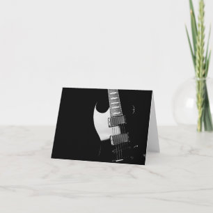 Carte Une guitare noire