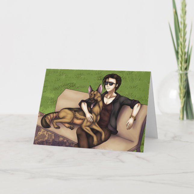 Carte Une journée au Dog Park (Devant)