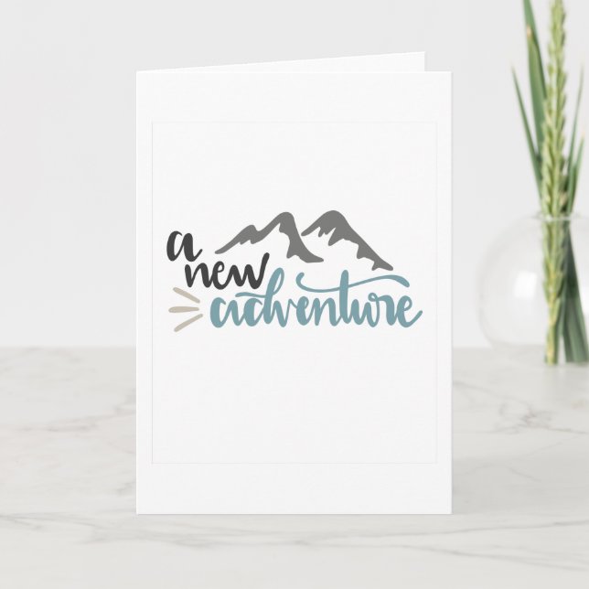 Carte Une nouvelle aventure (Devant)