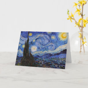 Carte Une nuit étoilée : Saint Remy par Vincent Van Gogh