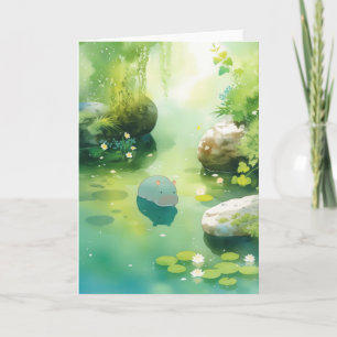 Carte Une Oasis de Calme Hippopotame