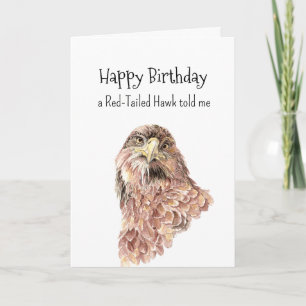 Carte Une personnalité à queue rousse Anniversaire Fun B