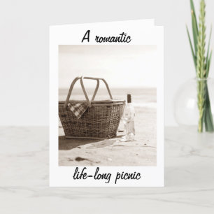 CARTE UNE PIQUE-NIQUE ROMANTIQUE À VIE DANS MA CHAMBRE