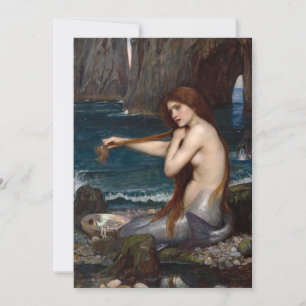 Carte Une sirène   John William Waterhouse