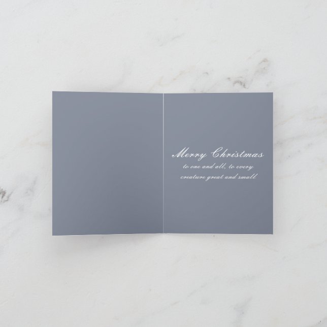Carte Une souris de Noël (Intérieur)