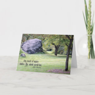 Carte Une Touche De La Nature Shakespeare Citation Card