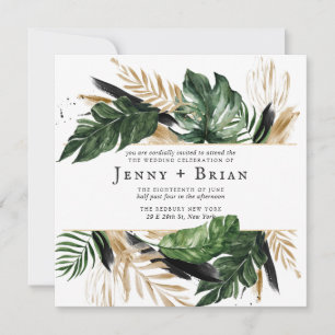 Carte Une verdure estivale glamour   Boho Botanical Mari