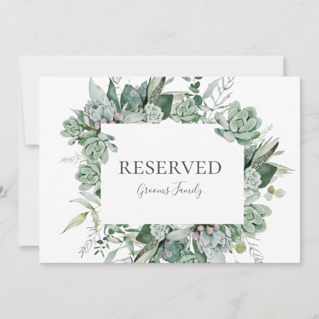 Carte Une verdure succulente | Connexion réservée (Devant)