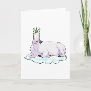 Carte Unicorn on cloud