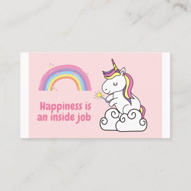 Carte Unicorne (Dos)