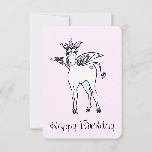 Carte Unicorne magique (Devant)