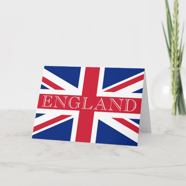 Carte Union Jack Drapeau Angleterre gccnt (Devant)