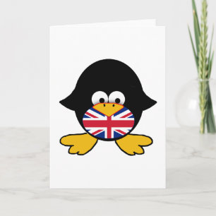 Carte Union Jack Penguin