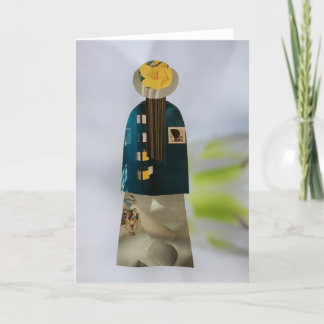 Carte Unique Collage Earth Mama Ava Blank Card