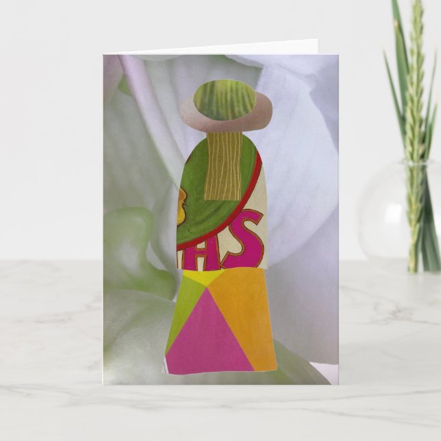 Carte Unique Collage Terre Mama Shana Blank (Devant)