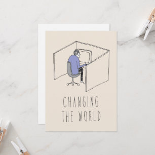 Carte Uniquement dans la Silicon Valley Greeting Card : 