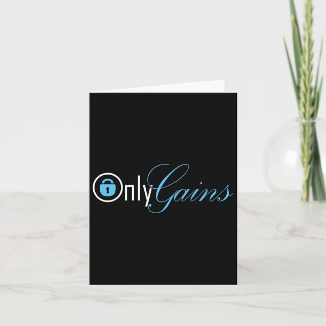 Carte Uniquement Gains Fitness Studio 1 (Devant)