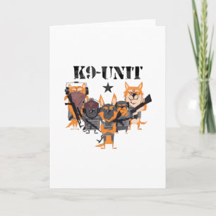 Carte Unité de chiens de police K9