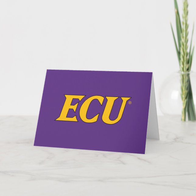 Carte Université de Caroline de l'Est | Logo de l'écu (Devant)