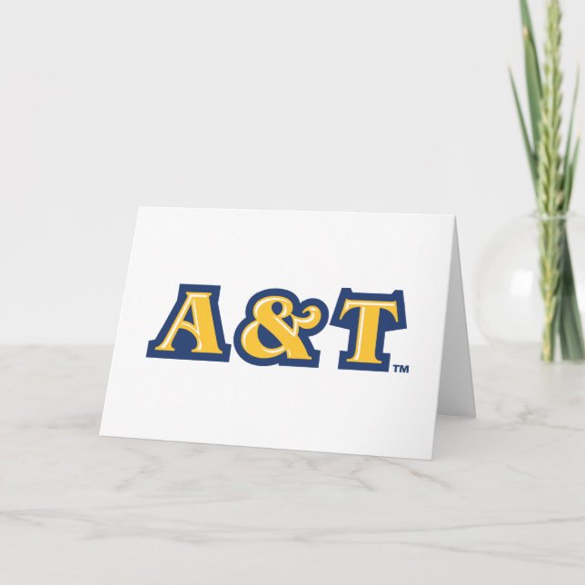 Carte Université d'État A&T de Caroline du Nord | Mot-sy (Devant)