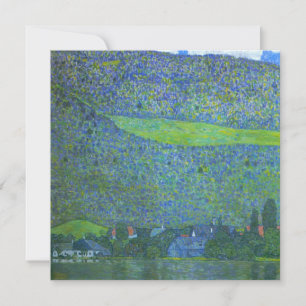 Carte Unterach à Attersee par Klimt, Art Nouveau Vintage