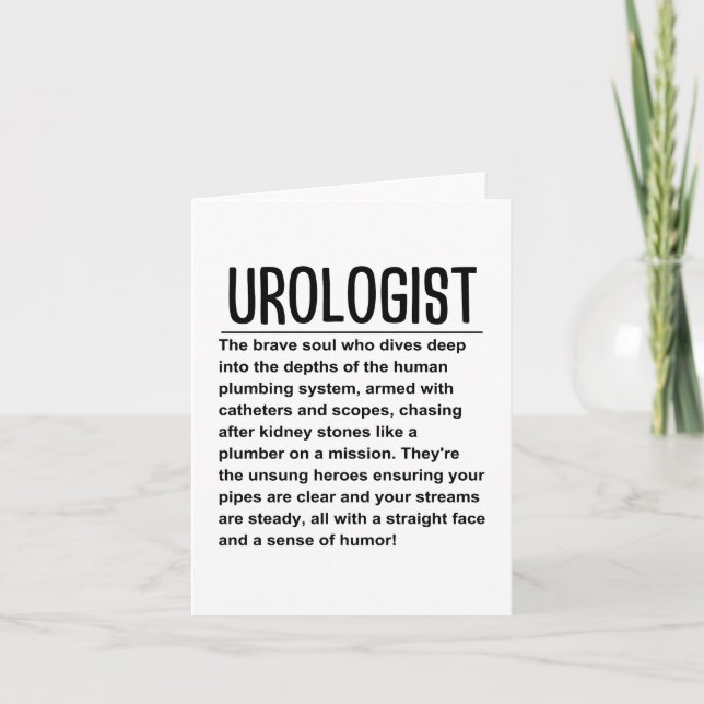 Carte Urologue (Devant)