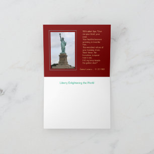 Carte USA 1895 $5 Liberty Half Eagle Note Card