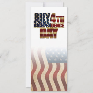 Carte USA 4 juillet Fête de l'Indépendance