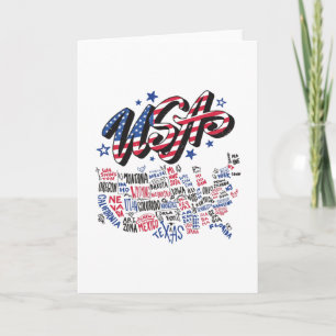 Carte USA Map Etats-Unis Amérique Amérique