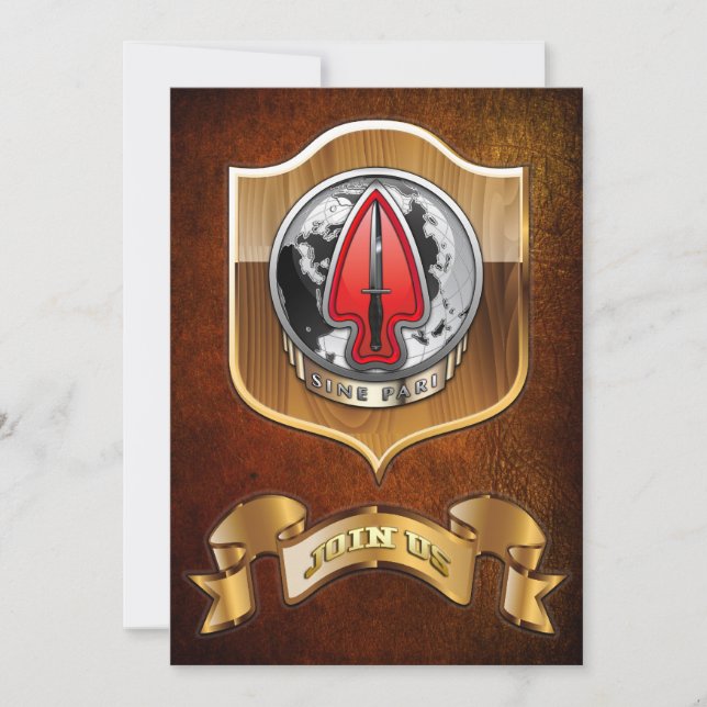 Carte USASOC [Nouvelle DUI] (Devant)