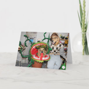 Carte Usine mangeuse d'hommes de Halloween de golden