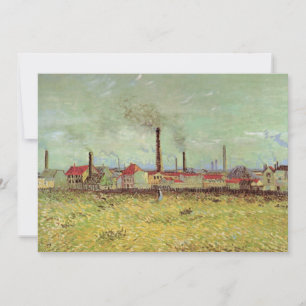 Carte Usines à Asnières par Vincent van Gogh