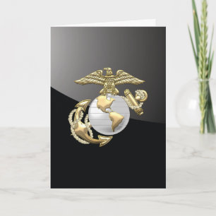 Carte USMC Eagle, Globe & Ancre (EGA) [3D]
