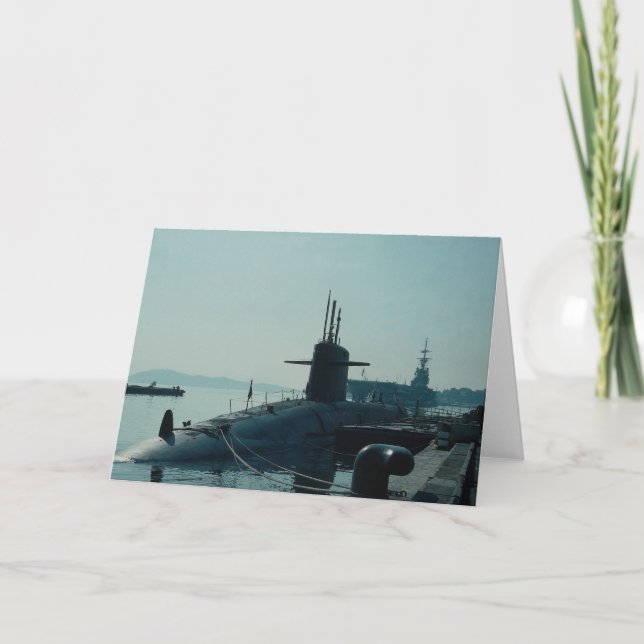 Carte USS Ulysses Grant" sous-marin de missiles balistiq (Devant)