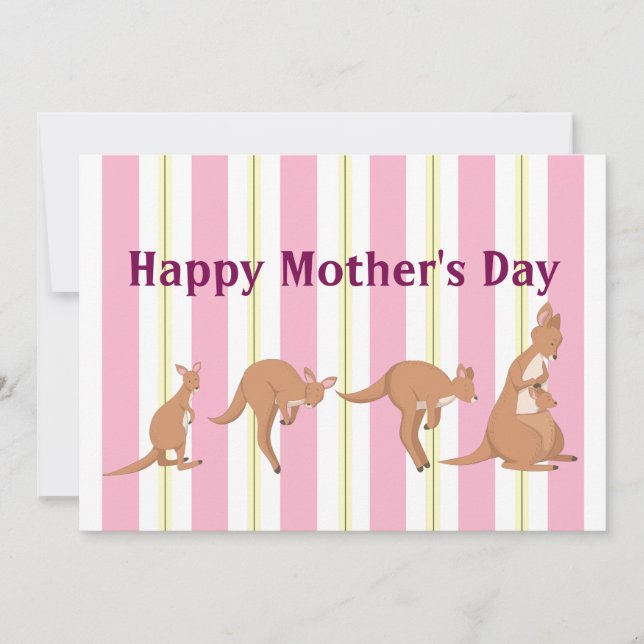 Carte Vacances Appartement Maman Et Enfants (Devant)