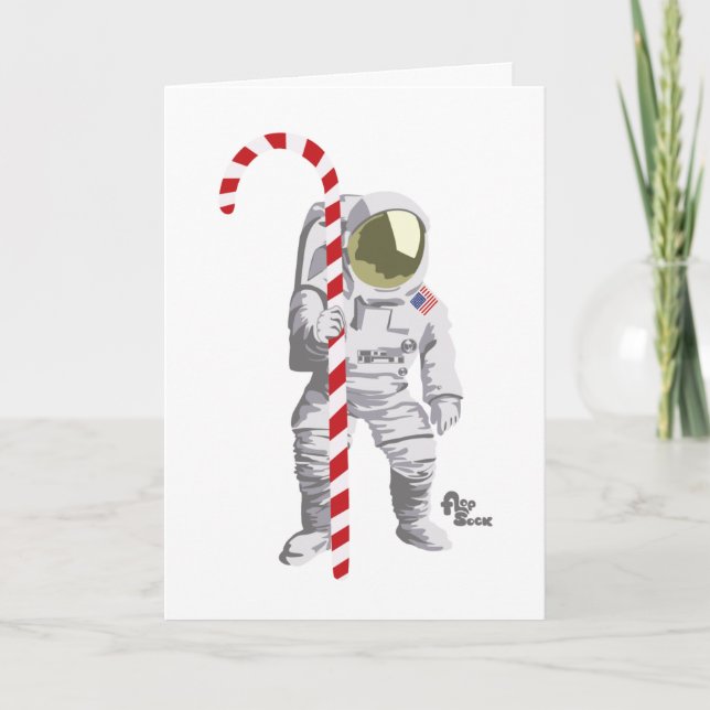 Carte Vacances Astronaut (Devant)