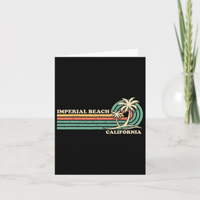 Carte Vacances d'été rétro vintage Californie Impériale  (Devant)