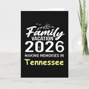 Carte Vacances en famille 2026 Création de souvenirs Ten