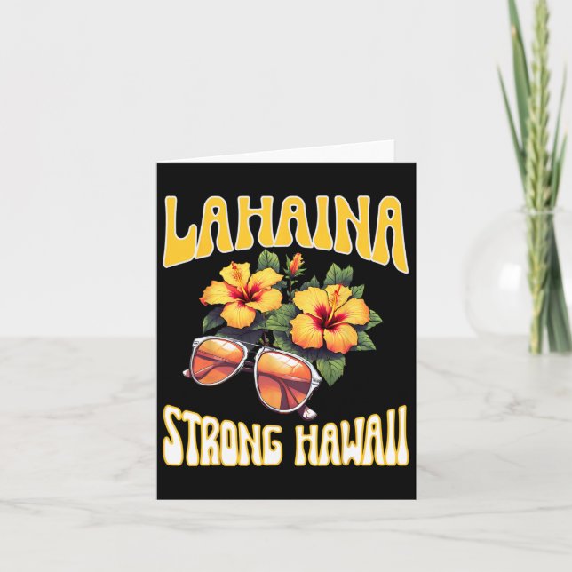 Carte Vacances en famille Hawaiian Lahaina Strong Maui H (Devant)
