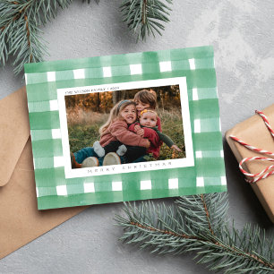 Carte Vacances Photo Famille de Noël Waterton