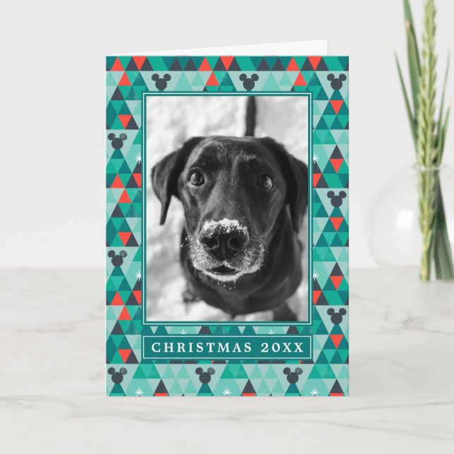 Carte Vacances pour tous | Motif de Noël rétro (Devant)
