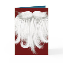 Vacances rouges et bleues de la barbe de Père Noël