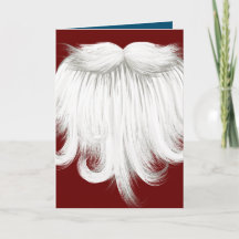 Vacances rouges et bleues de la barbe de Père Noël