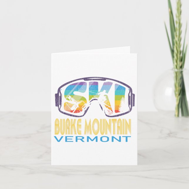 Carte Vacances ski Burke Mountain Vermont (Devant)