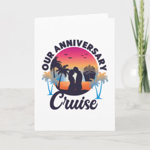 Carte Vacances sur un bateau de croisière Mariage Husnd 