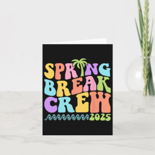 Carte Vacat du groupe de famille de jumelage Spring Brea